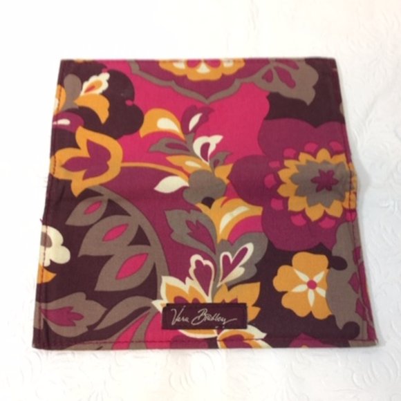 Vera Bradley Floral Checkbook Cover 7"x 3.5" - Picture 3 of 10